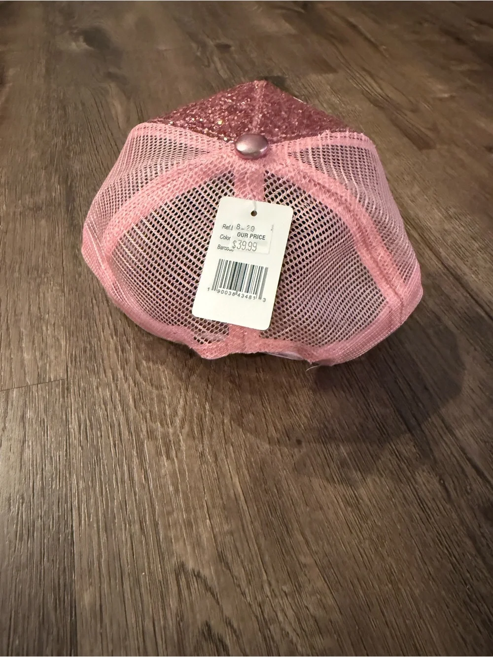 Vintage Havana Pink Glitter Hat
